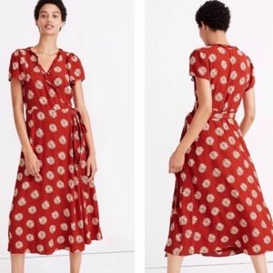 Madewell Midi Wrap Dress